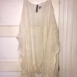 Bohemian poncho type cover up